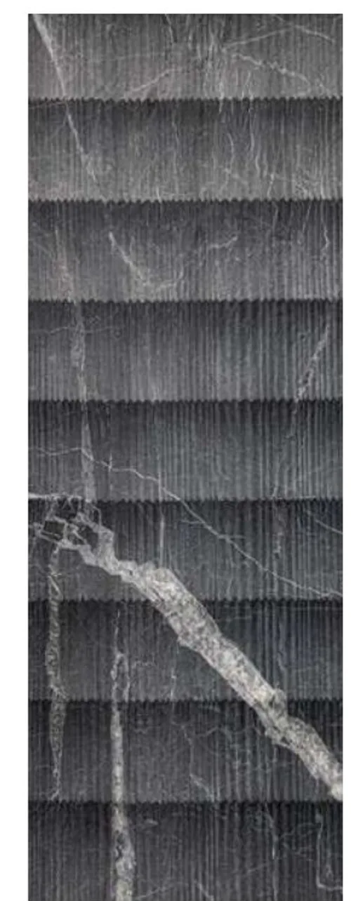 Swing finish on Antolini stone — soft horizontal wave