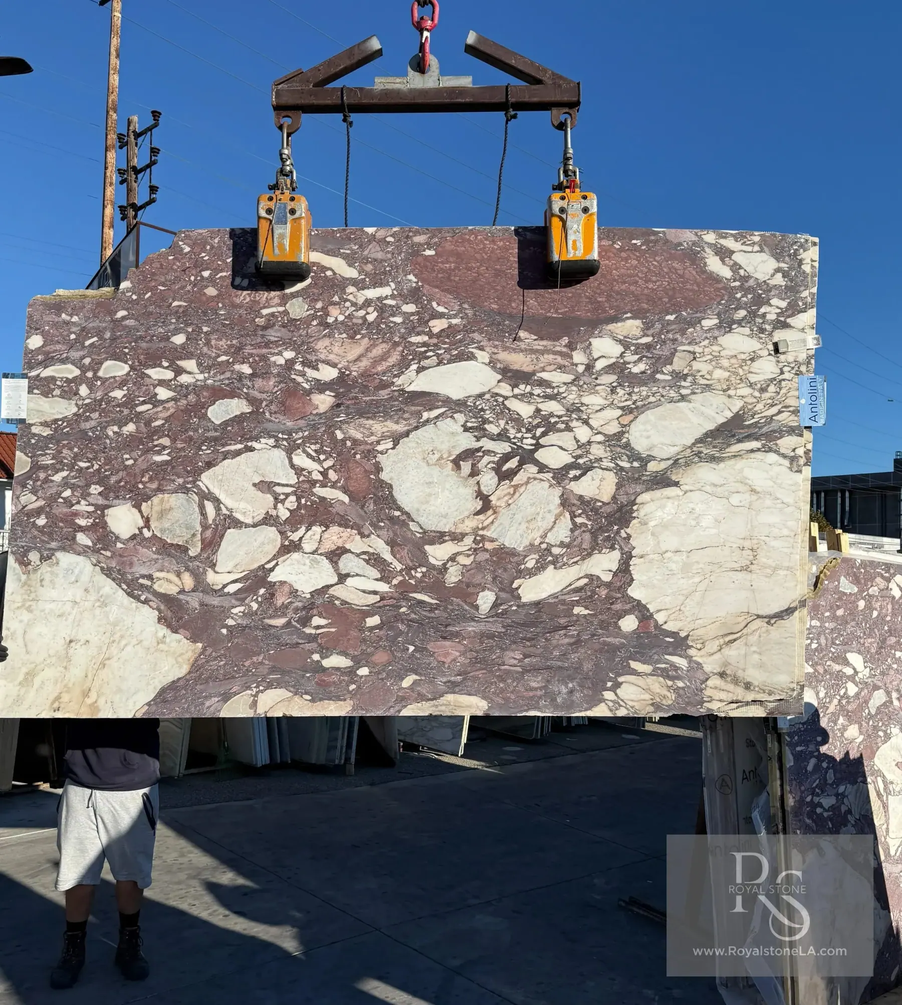 Royal Stone showroom and slab yard in West Los Angeles, Antolini Best Selection 2025 and 2026