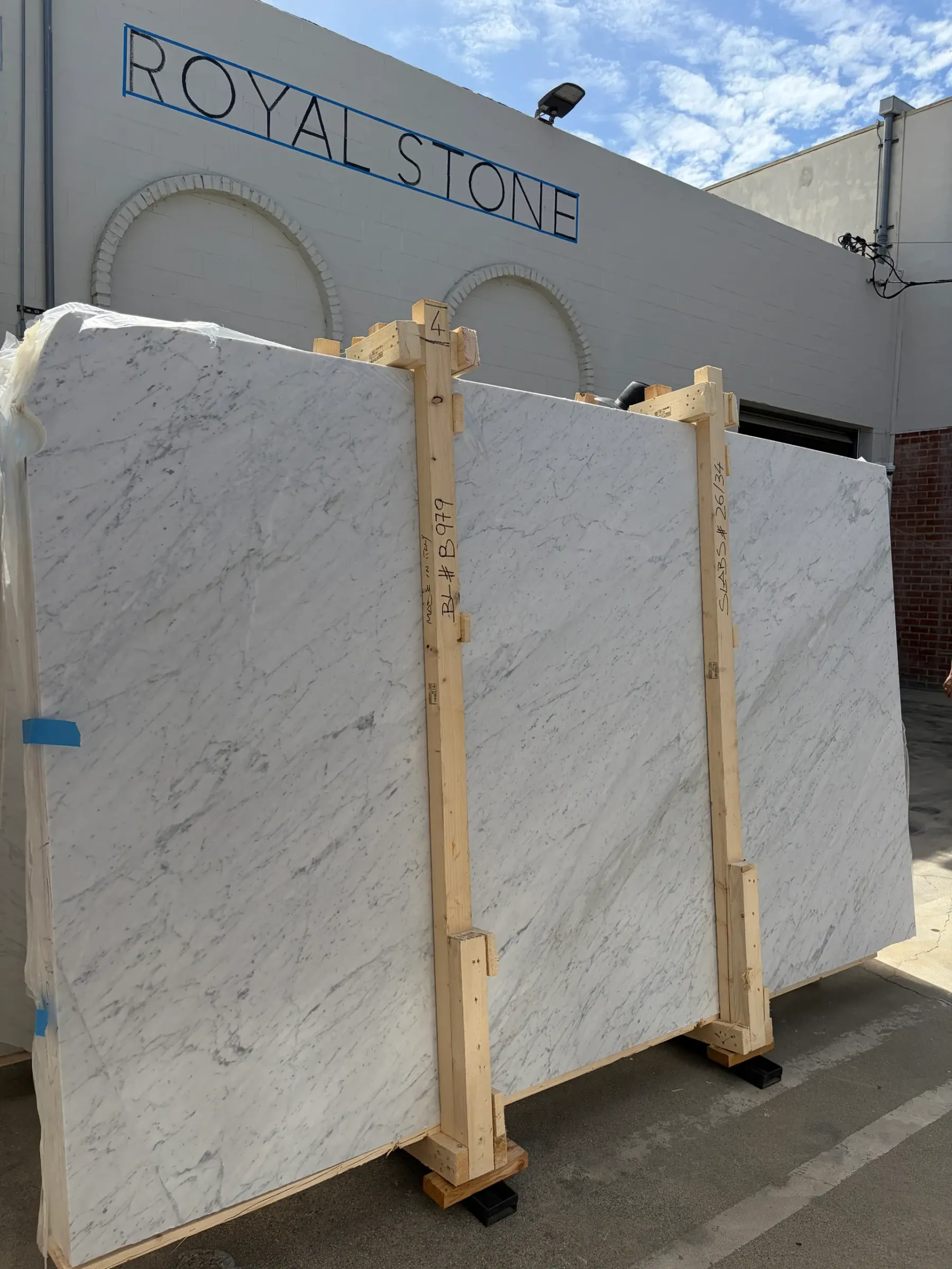 Royal Stone expanded 90,000 square foot slab yard in West Los Angeles