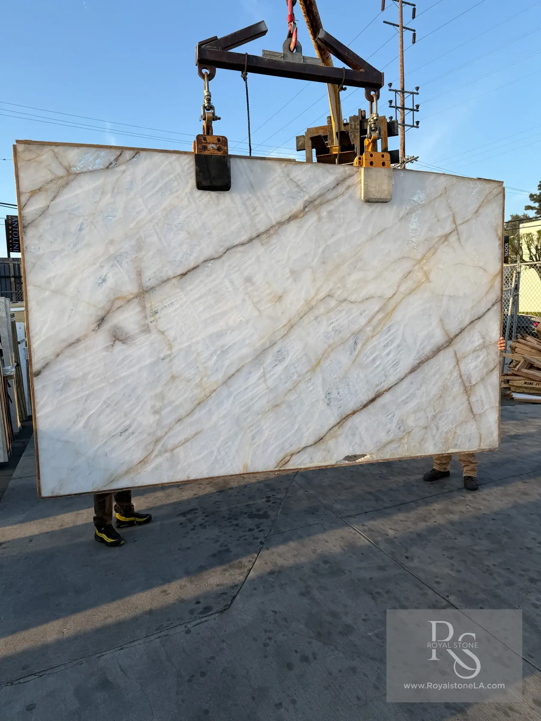 Antolini Cristallo Vitrum Dual quartzite slab