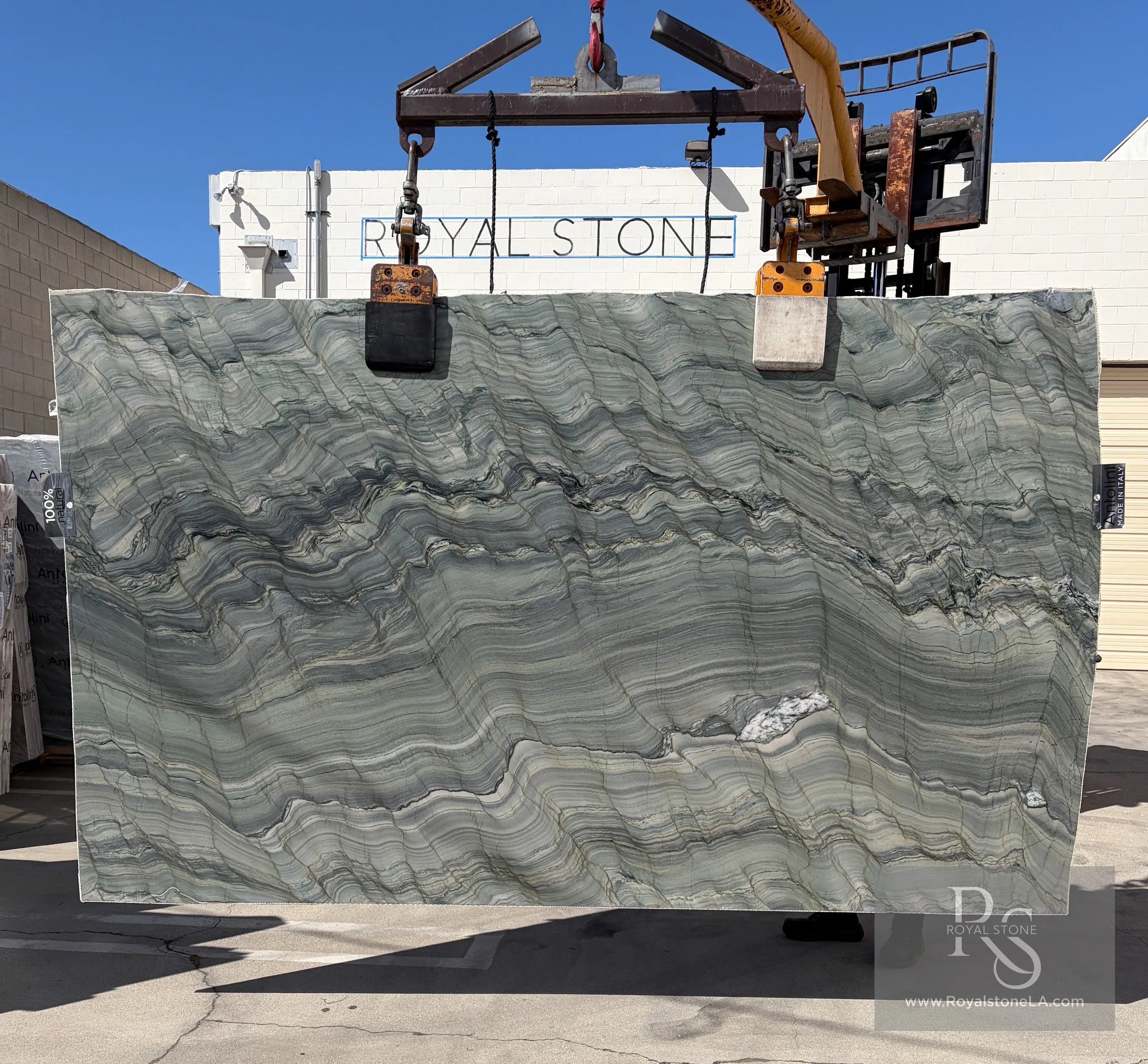 Antolini Fusion Green quartzite slab