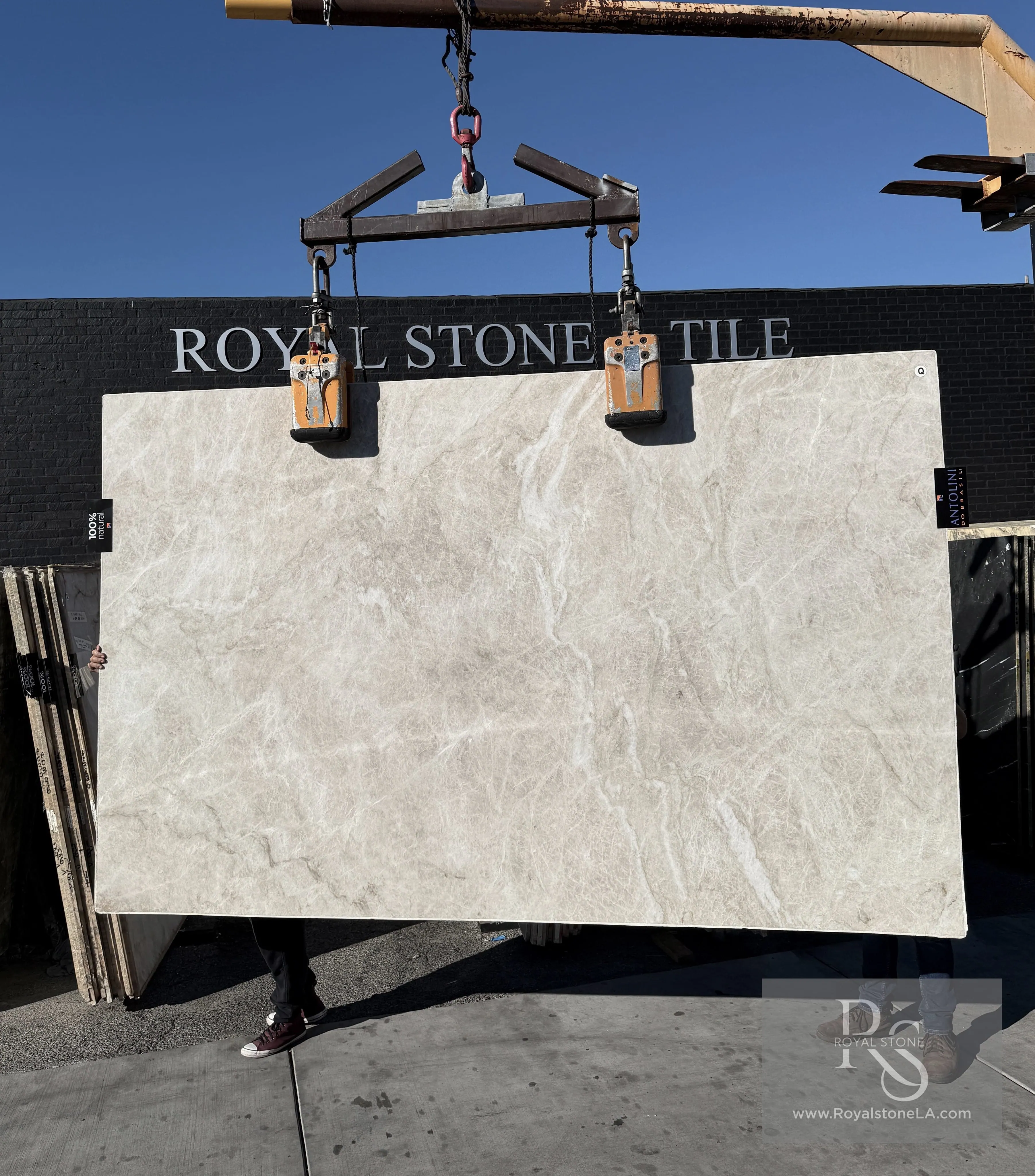 Taj Mahal quartzite slab at Royal Stone