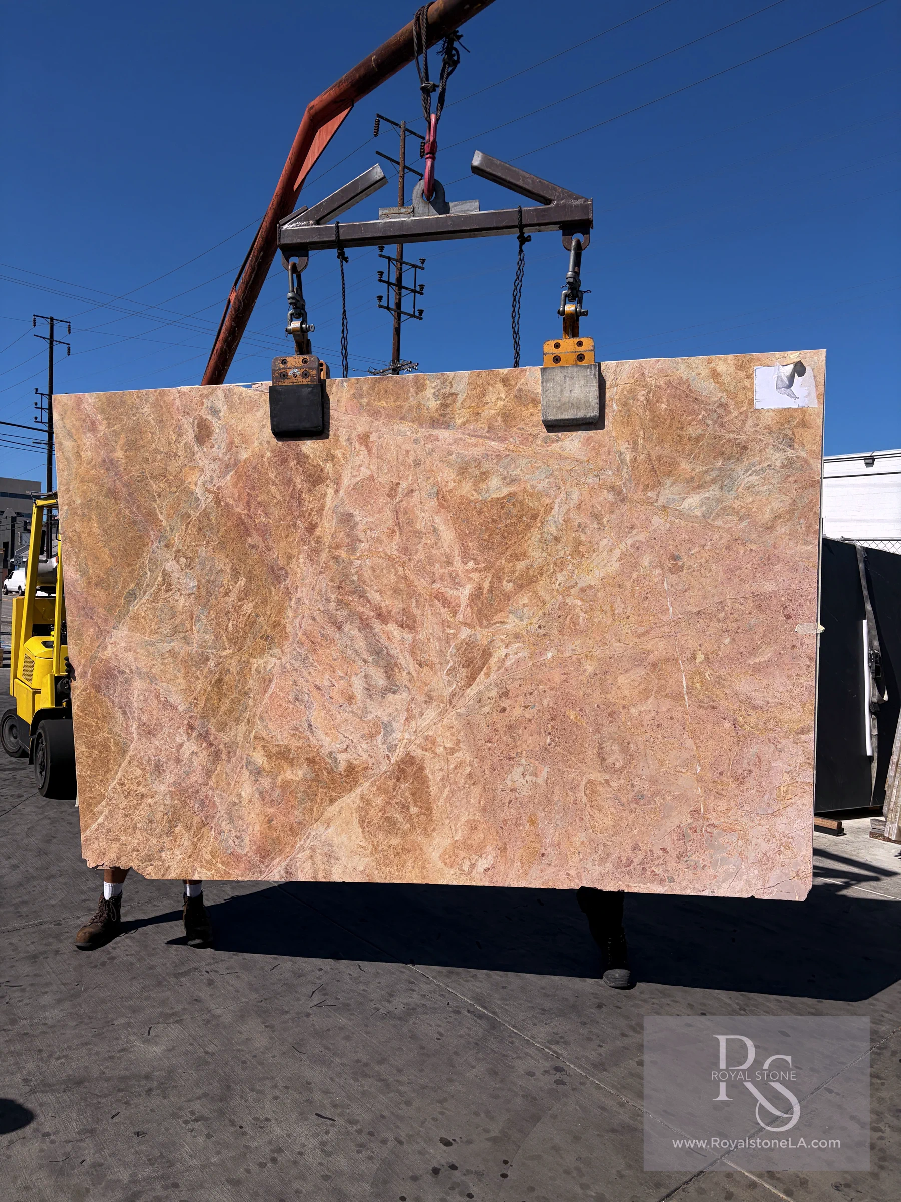 Breccia Pernice — Lot PLST1346 marble slab at Royal Stone Los Angeles