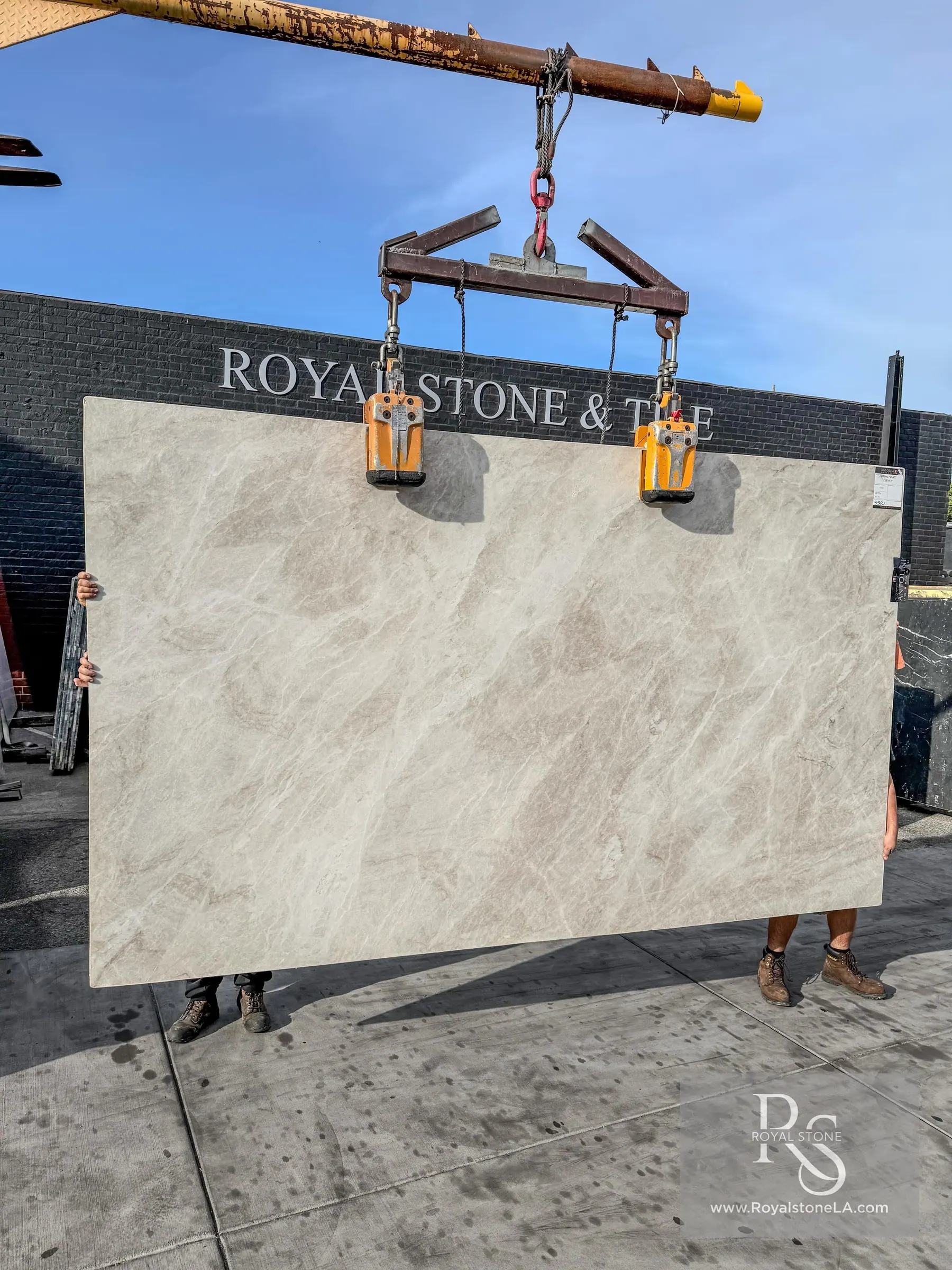 Taj Mahal quartzite slab at Royal Stone