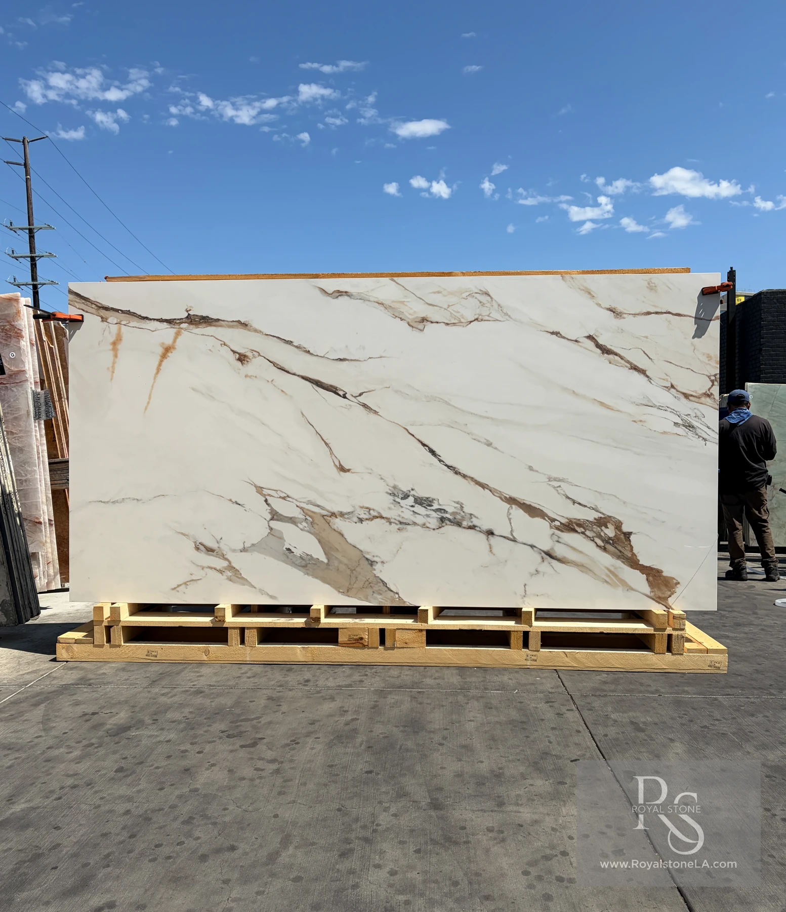 Macchia Antica Natural honed large-format Italian porcelain slab at Royal Stone