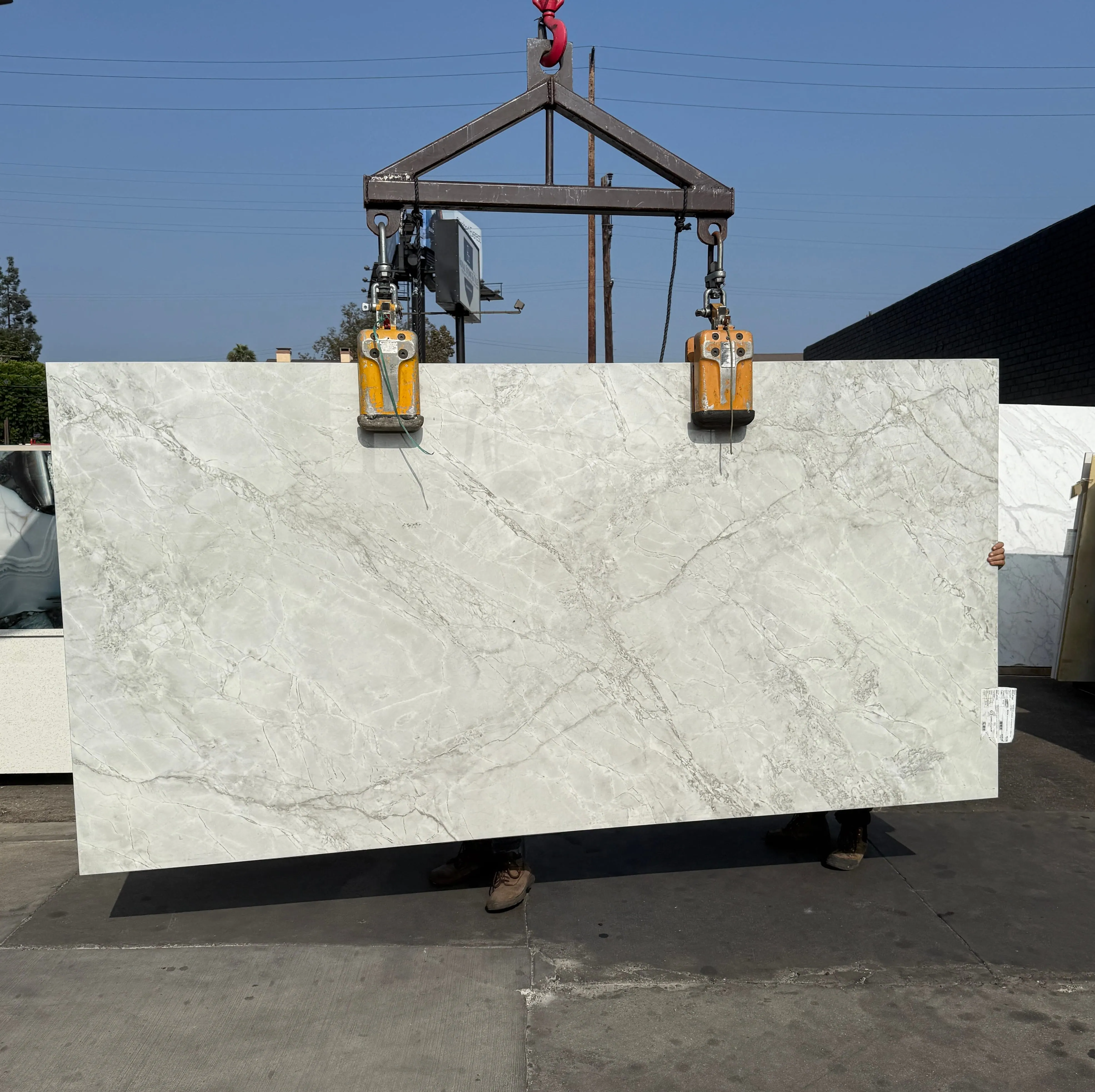 Superwhite Grey Italian porcelain slab